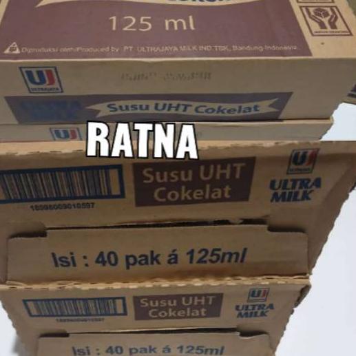 

♟ SUSU ULTRA MILK UHT COKELAT MINI 125ml 1 Dus isi 40 pcs ۝