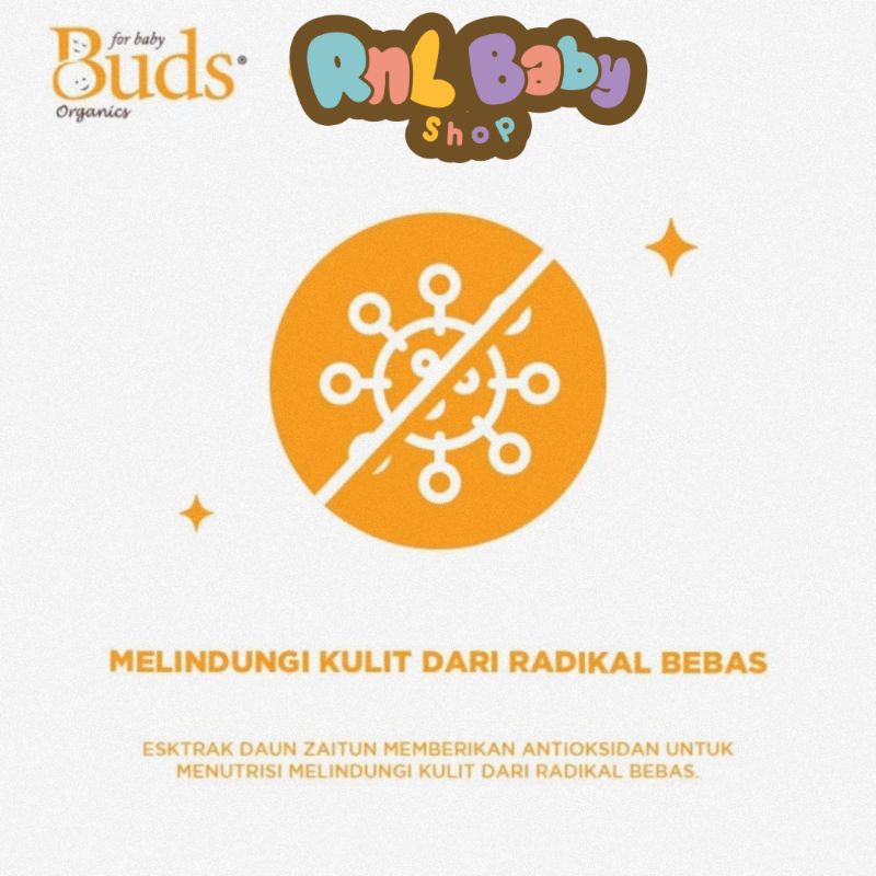 Buds Organics Infant Cream - Lotion Krim Kulit Bayi &amp; Anak