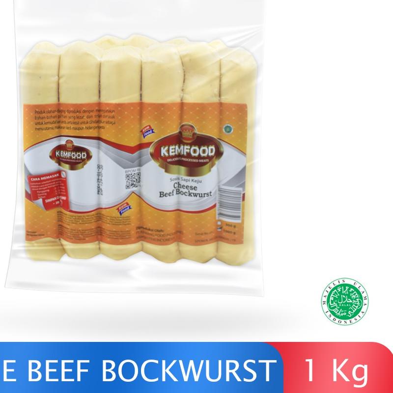 

♞ Kemfood Sosis Sapi Keju Bockwurst 1kg ☇