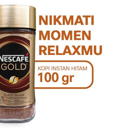 

℮ Nescafe Gold Kopi Instan Kopi Hitam Jar 100 gr ♂