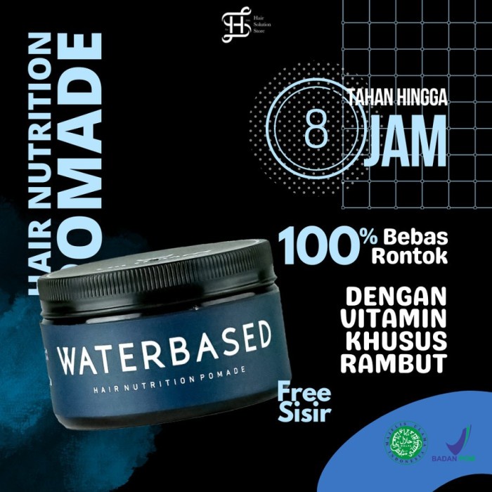Care Pomade Waterbased Hair Nutrition Folti Baffi Halal Bpom Asli Indonesia