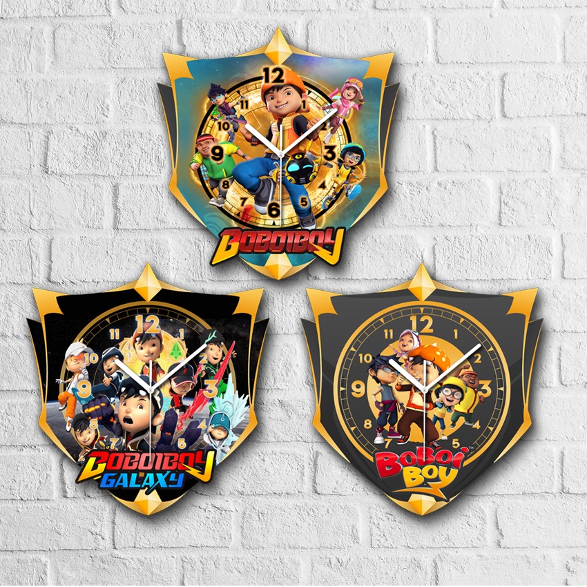 Jam Dinding Karakter boboiboy Bo Boi Boy