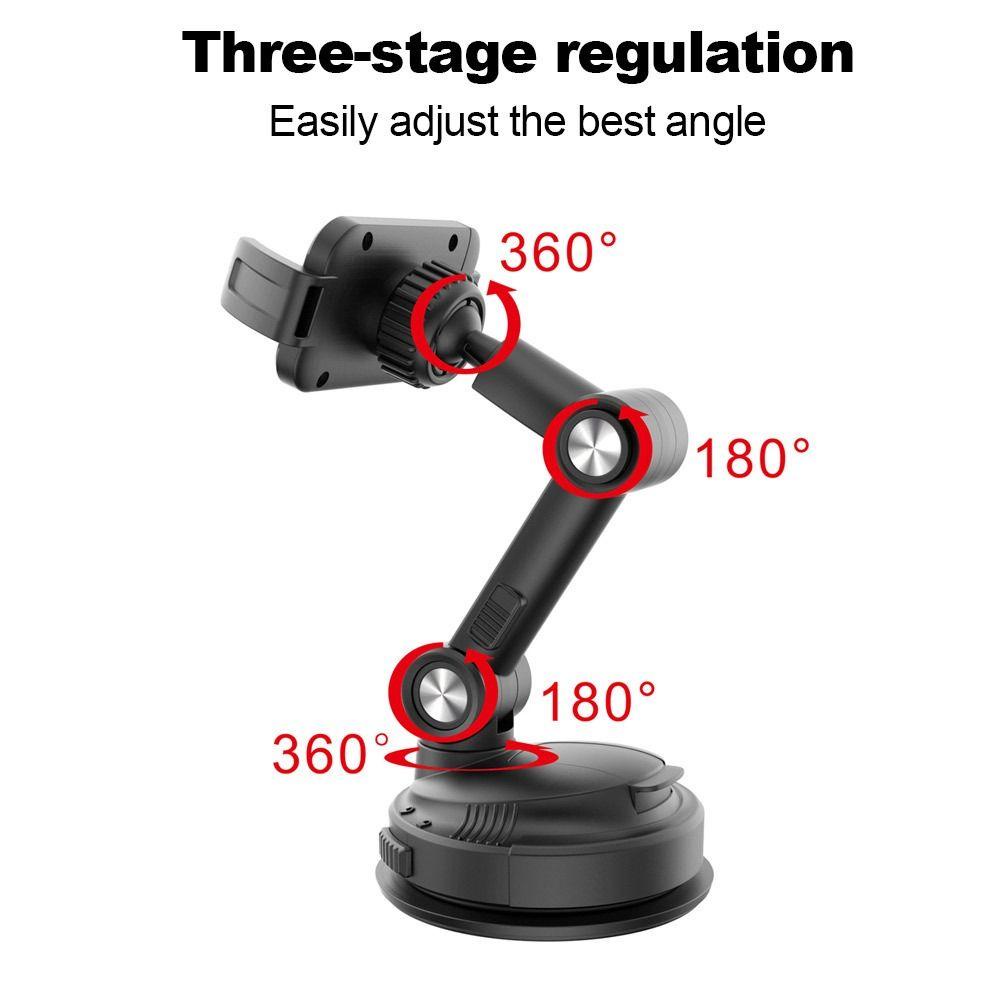 POPULAR Car Phone Holder Universal 360derajat Lengan Panjang Mekanik Auto Phone Support Phone Holder Dalam Penyangga Hp Mobil