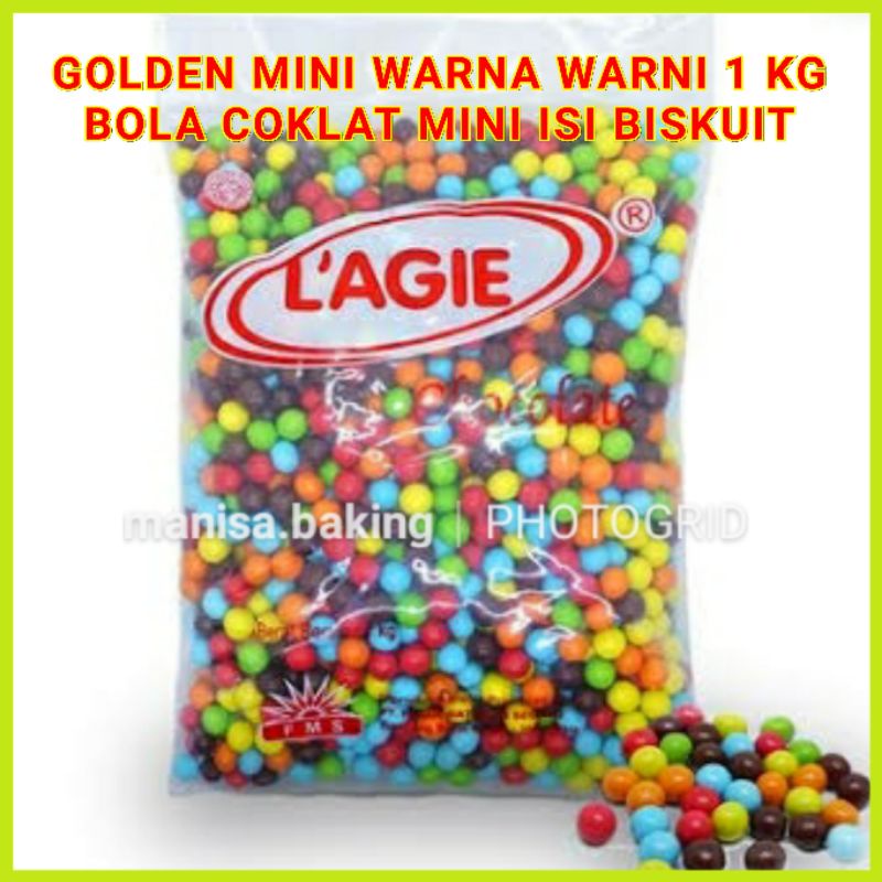 

LAGIE GOLDEN CITY MINI WARNA WARNI 1 KG BOLA COKLAT MINI WARNA WARNI ISI BISKUIT ISIAN PARSEL PAKET LEBARAN HAMPERS COKLAT KILOAN