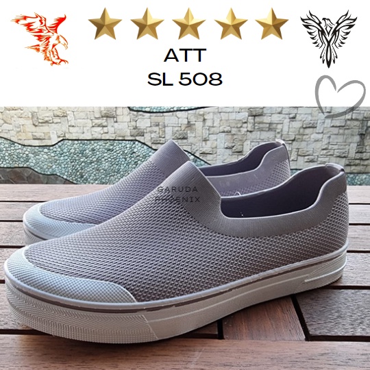 Sepatu Slip On Wanita ATT SL 508 Anti Air Lentur Trendy 37-40