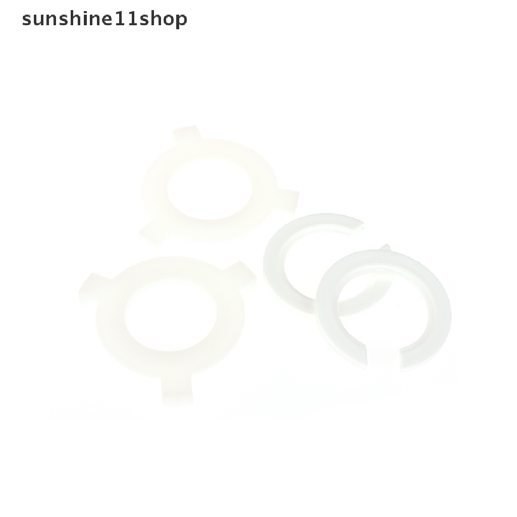 Sho 5Pcs E27 Ke E14 Kap Lampu Lamp Light Shades Socket Cincin Pengecil Adaptor Washer Putih Penutup Lampu Aksesoris N