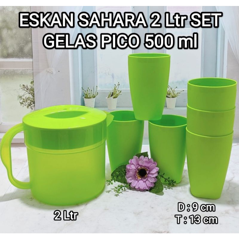 Teko Set Gelas Plastik
