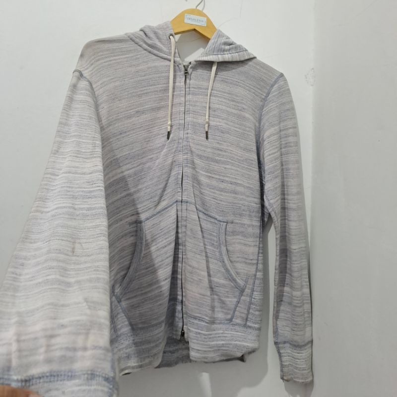 Uniqlo Zipper Hoodie Pria Wanita Size M