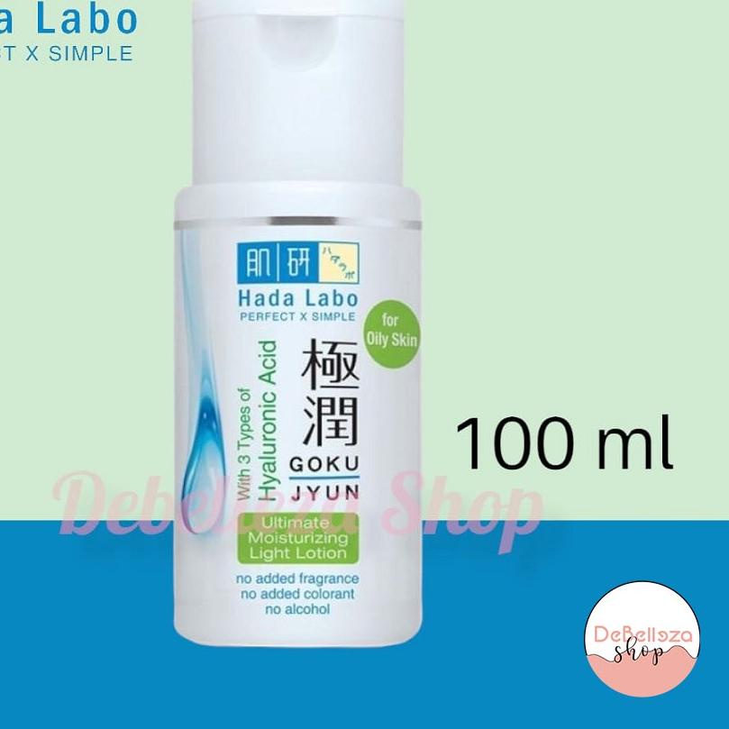 ✷ TONER HADA LABO Gokujyun Ultimate Moisturizing Light Lotion 100ml [Garis hijau] ☃