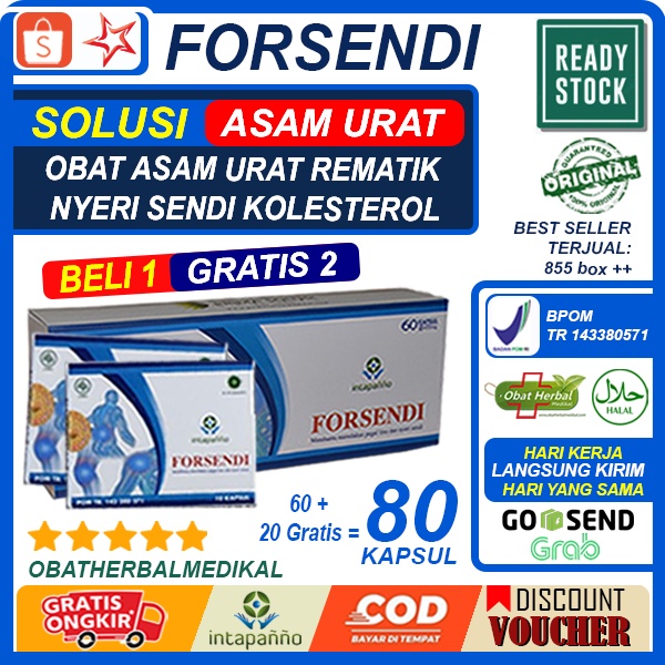 FORSENDI Obat Herbal Asam Urat Rematik dan Nyeri Sendi