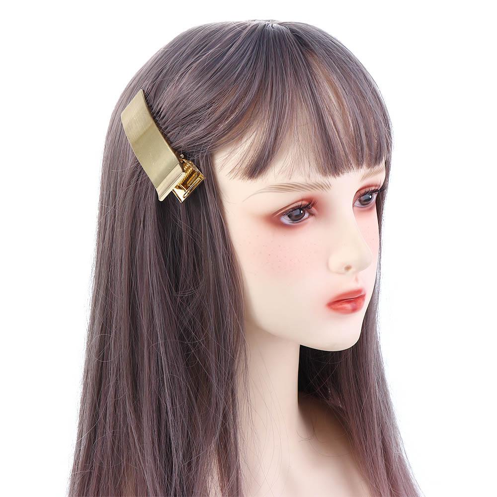 NEEDWAY Needway Kawat Logam Menggambar Jepit Rambut Mewah Retro Temperamen Rambut Klip Headress Rambut Jepit Headwear Ponytail Holder Aksesoris Rambut