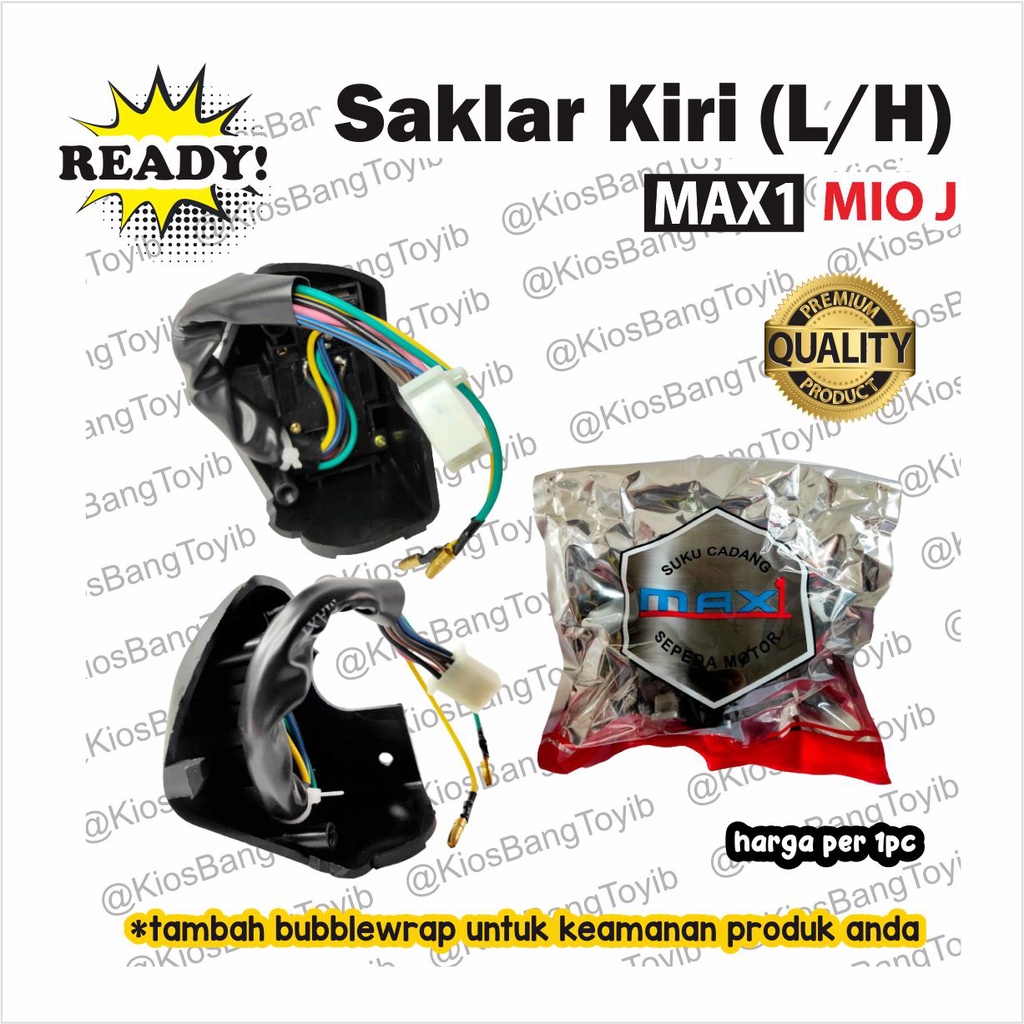 Saklar Holder Handle Switch Kiri Yamaha MIO J (L/H)  (-MAX1-)