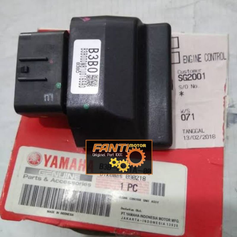ECCU B3B-H591A-00 UNIT ENGINE CONTROL UNIT MIO S 125 PART ORIGINAL YAMAHA