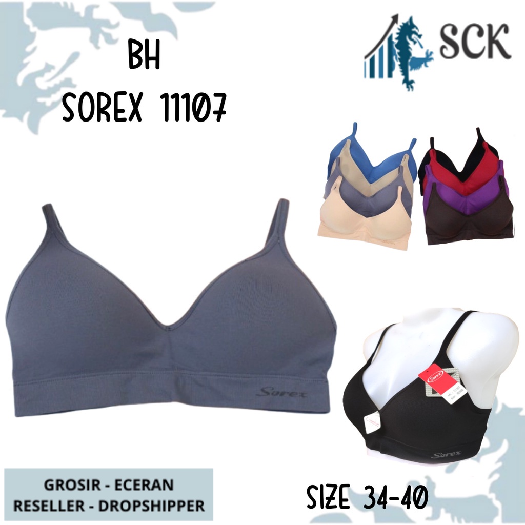 BH SOREX 11107 Tanpa Kawat / Pakaian Dalam Wanita BH - sckmenwear GROSIR