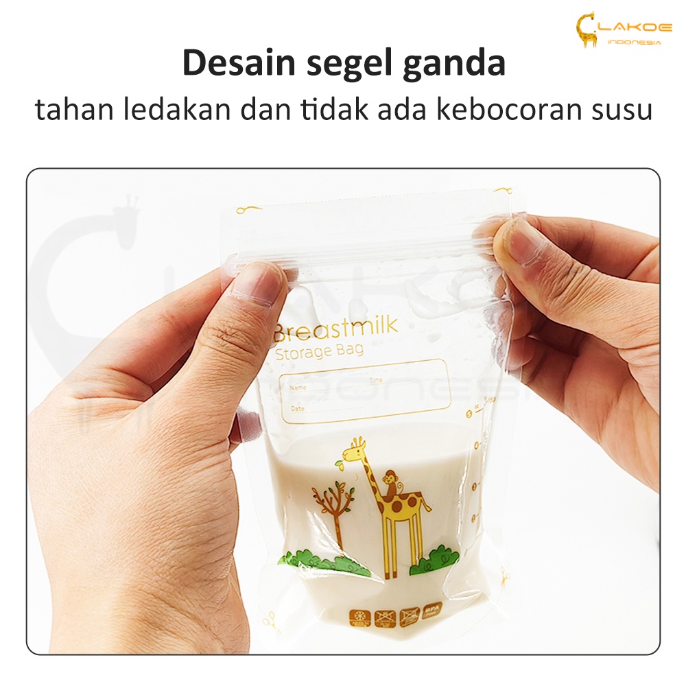 150ml Kantong Asi Isi 30pcs Milk Storage Bag Bpa Free Kantung asi plastik