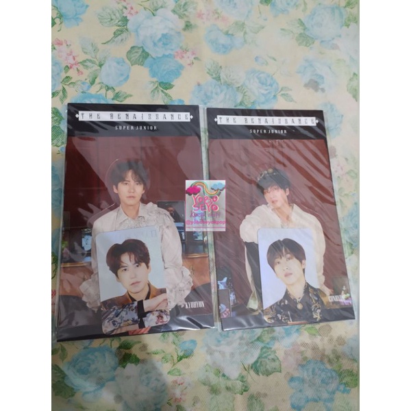 Ready Super Junior 10th Album The Renaissance Hologram Photocard Eunhyuk Kyuhyun Set NEW SEALED
