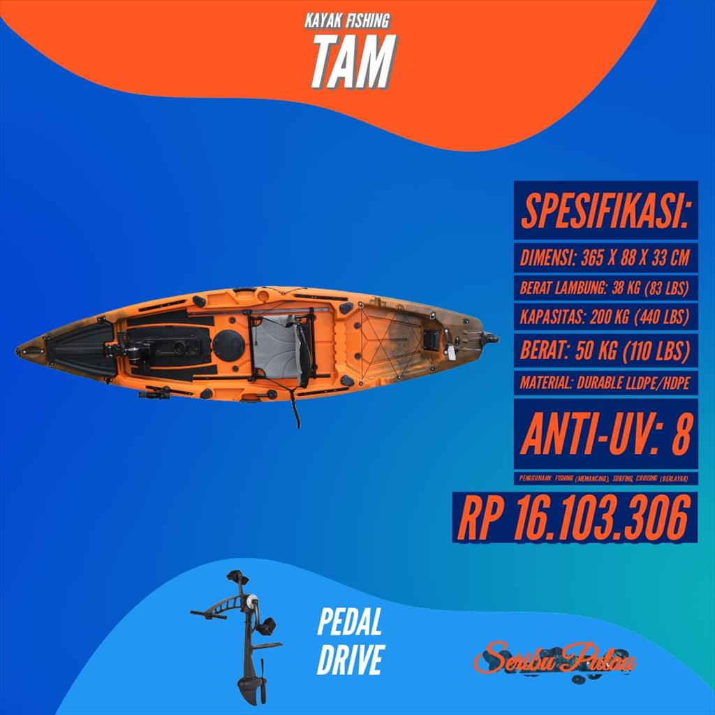 Kayak Fishing Pedal Drive Propeller - Tam