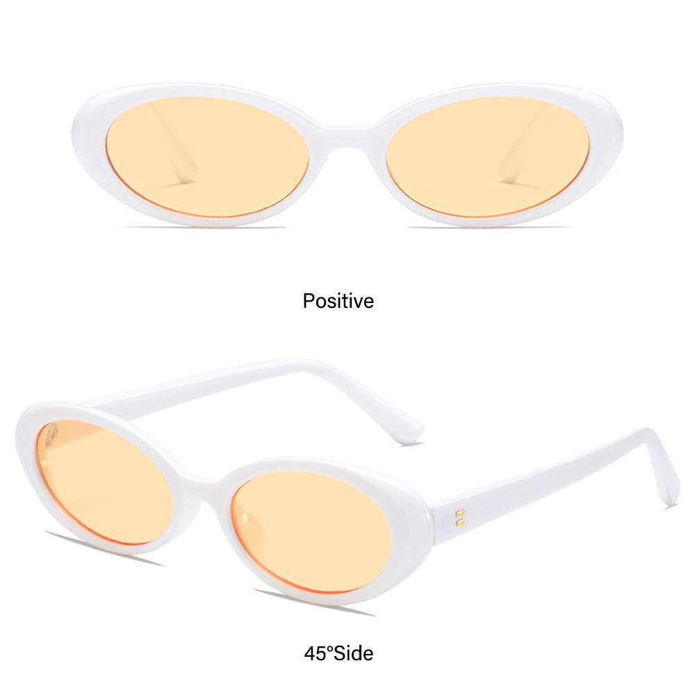 Nanas Oval Kacamata Hitam Musim Panas UV400 Perlindungan Eyewear Shades