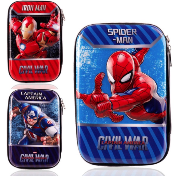 

Unik Tempat pensil Smiggle lookalike Hardcase 3D EVA waterproof Avengers - IRON MAN Limited