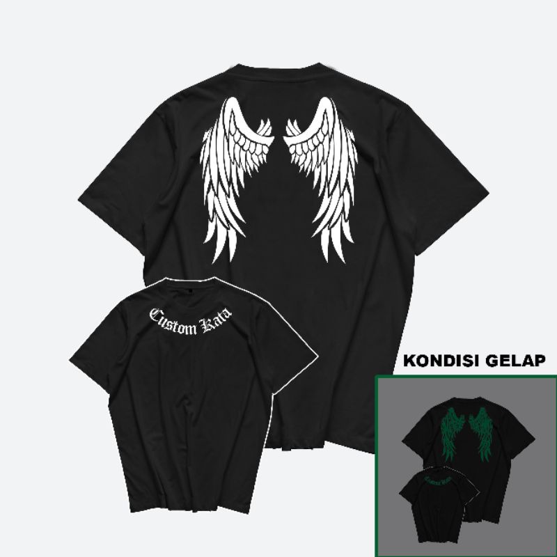 KAOS DISTRO SAYAP MALAIKAT/ WINGS ANGEL MURAH