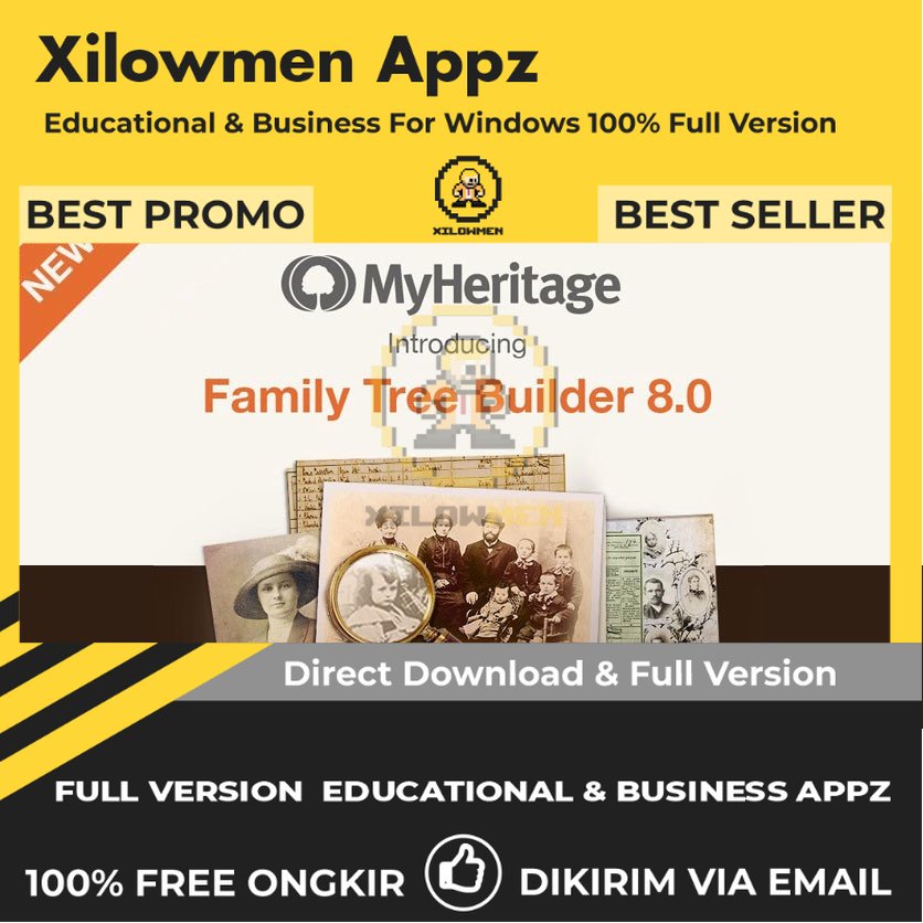 [Full Version] Family Tree Builder Pro Educational Business Lifetime Win OS