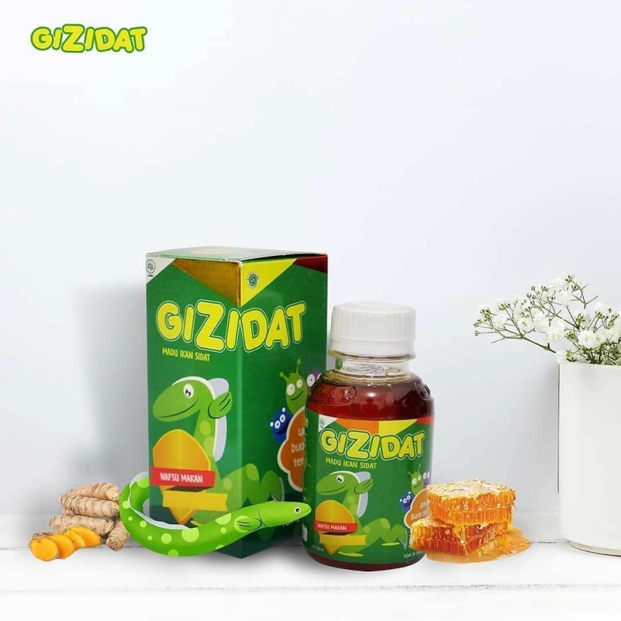 GIZIDAT MADU IKAN SIDAT + TEMULAWAK 130 ML