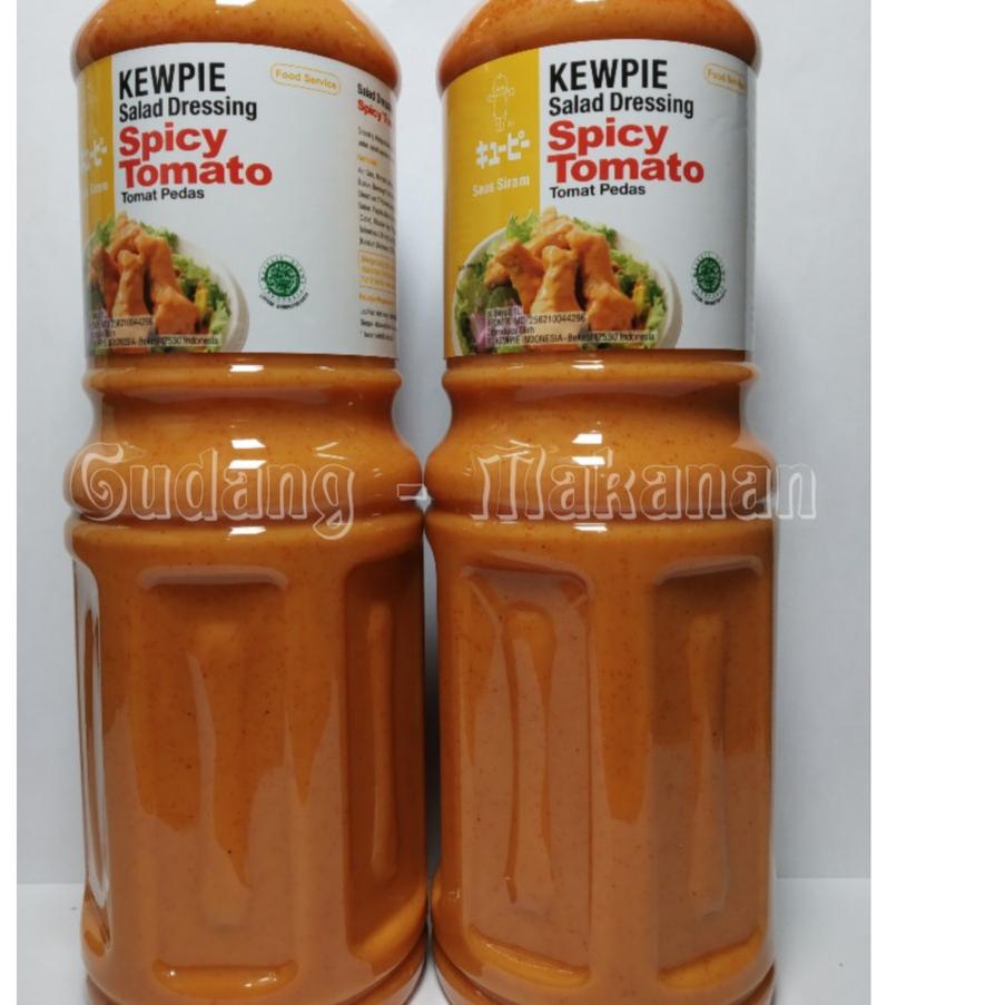 

● Kewpie Salad Dressing Spicy Tomato 1 Liter ♘