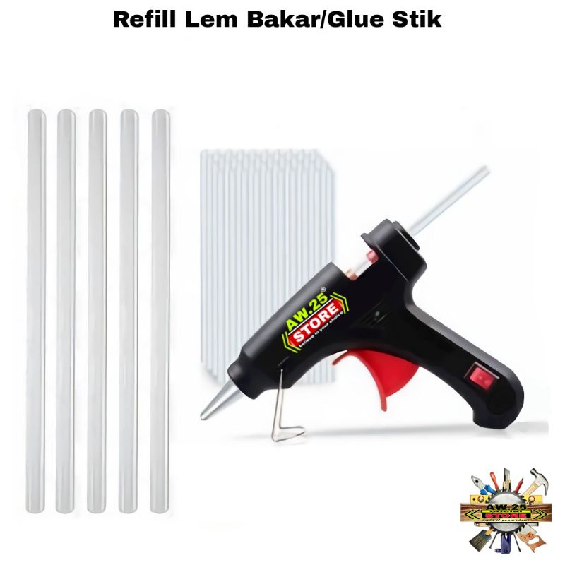 

Refill Lem Bakar/Glue Stik Besar Kecil (HANYA LEM)