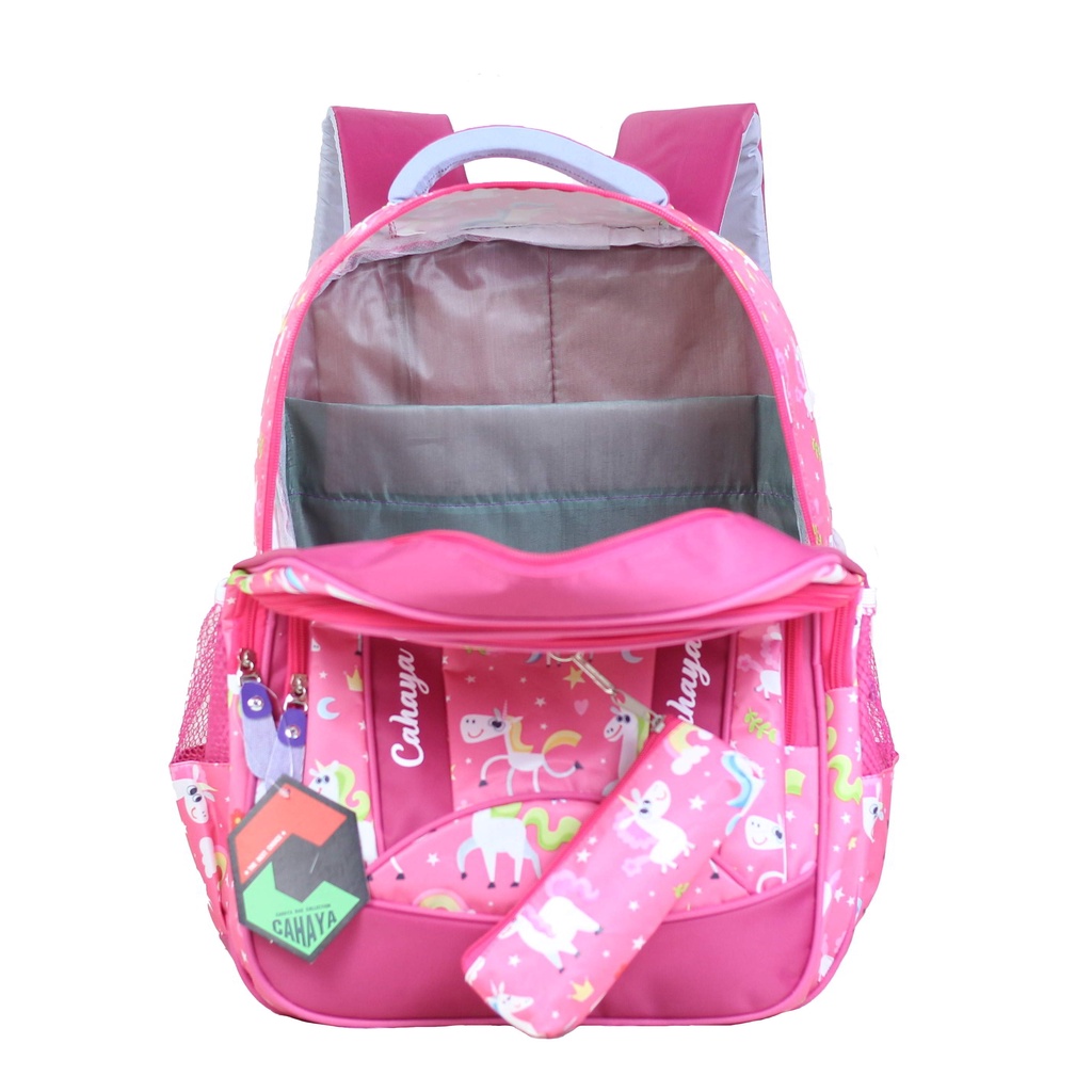 Tas Ransel Anak Perempuan Terbaru Bonus Tempat Pensil dan Raincover Bahan Tebal Kuat Awet Kualitas Impor Ransel Sekolah Ngaji Les Piknik Muat LKS Laptop In Kapasitas Besar Muat Banyak Tas Cahaya Kuda Pony