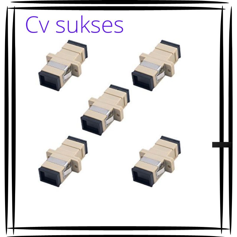 adapter fiber optik SC UPC OPTIC FO ADAPTOR SC SIMPLE BIRU FIBER OPTIC FO