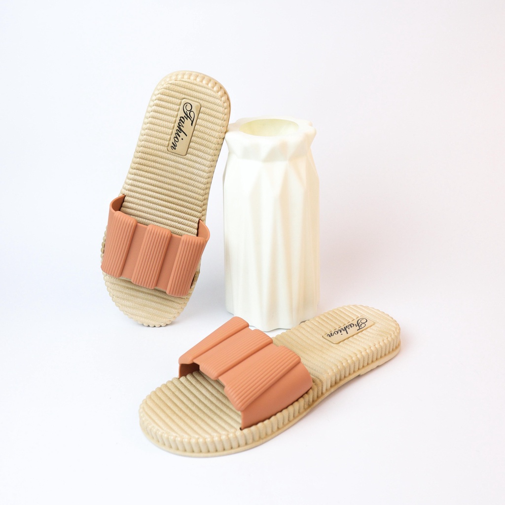 Kiky Sandal Selop Wanita Slip On Teplek - Demorin Sendal