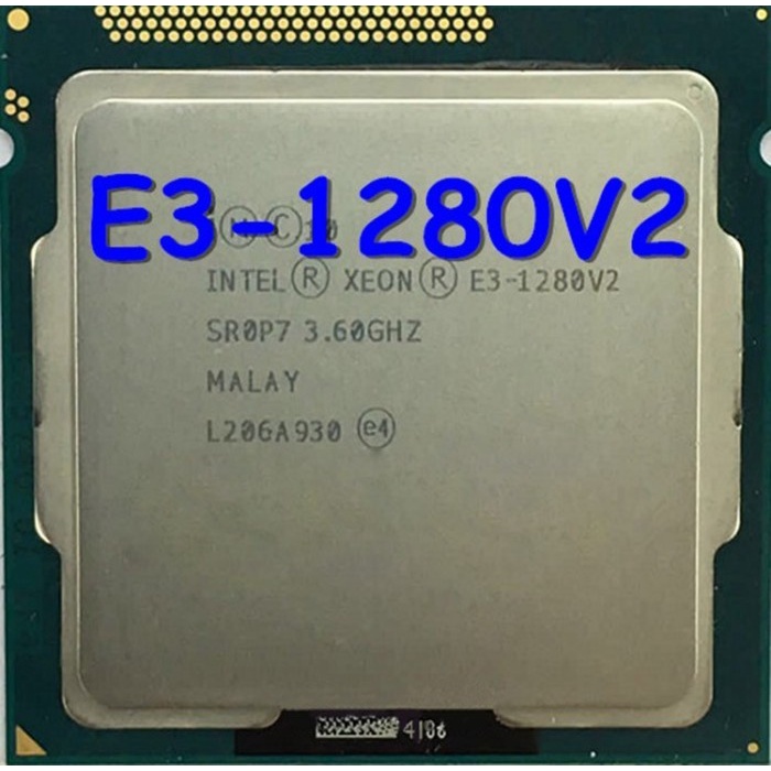 Intel Xeon Processor E3-1280 v2 E3 1280 v2 8M Cache, 3.6 LGA 1155 S_N_COMP