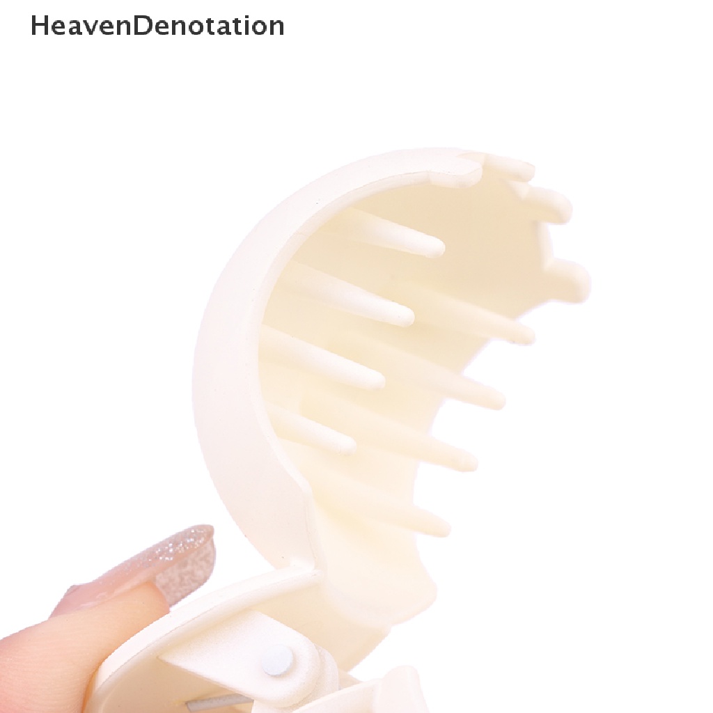 [HeavenDenotation] Hair Claw Matte High Ponytail Fixed Artefak Untuk Wanita Alat Styling Jepit Rambut HDV