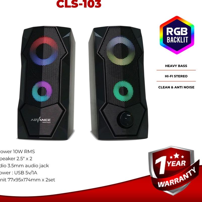 ♡ Gaming Speaker Advance CLS-103 RGB Gaming Speaker ⅍