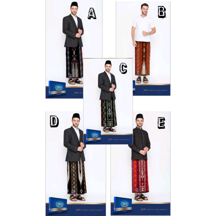 PROMO TERMURAH Sarung BHS Classic Kawung Dobby Permata KDP