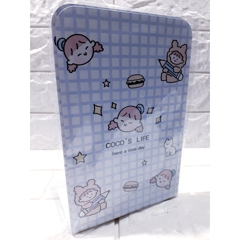 

Terlaris ✨ -CS - STAND BOOK / Book END / PEMBATAS Buku MOTIF COCO’S LIFE Bahan Besi dapat 2 pcs MQ-3435- 2.2.23