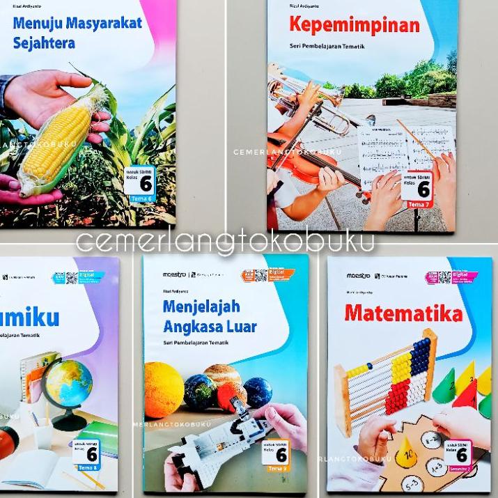 ERV842 BUKU LKS MAESTRO TEMATIK KELAS 6 SD TEMA 1 2 3 4 5 6 7 8 9 SEMESTER 1 DAN 2 ##