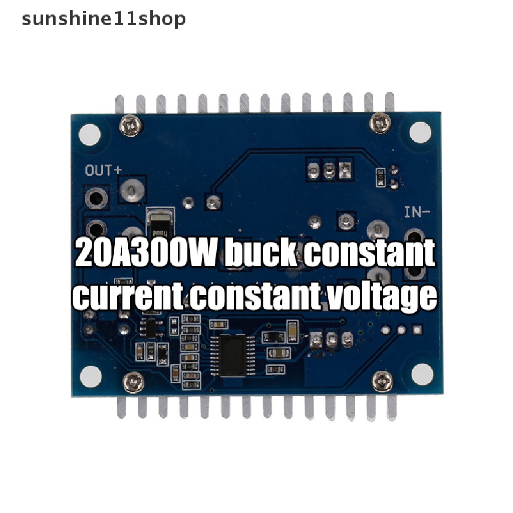 Sho 300W 20A DC-DC Buck Converter Step Down Modul Arus Konstan Driver LED Daya Step Down Voltage Module Kapasitor Elektrolit N