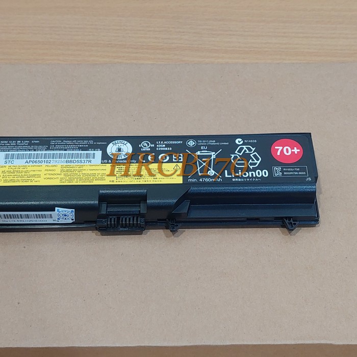 Baterai Batre Laptop Lenovo ThinkPad T430 T410 T420 T510 -NEW