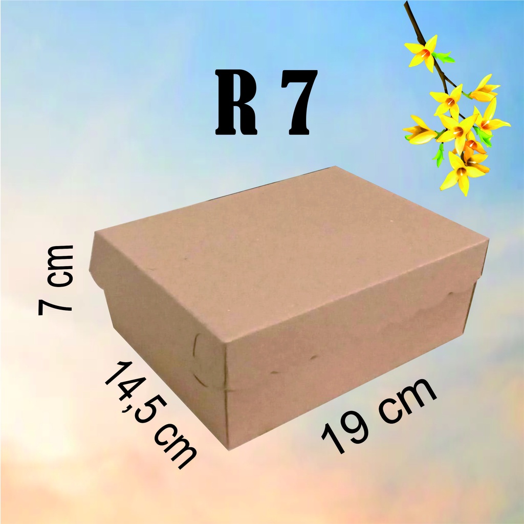

R7 isi 50 dos BKRAFT/19x14,5x7 Dos Kardus Kerdus Kotak HAMPERS Makanan Kue Roti