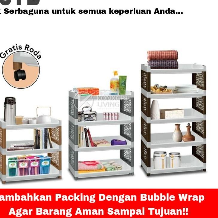 ֍ Rak Susun Plastik Serbaguna Tabitha - RSTB ✾