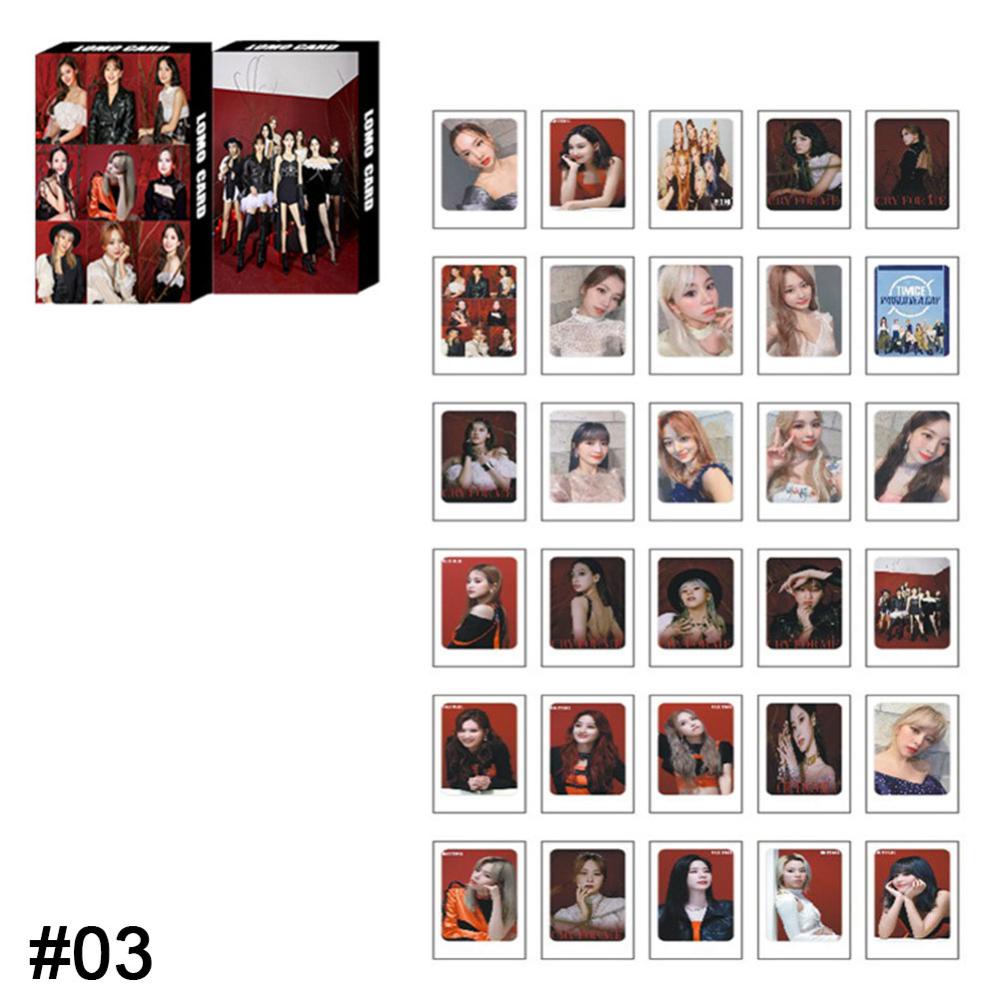 Timekey 30PCS NCT/GOT7/TWICE/ENHYPEN Album LOMO Card Fans Support Gift Hadiah Kolektif Foto Polaroid L8Y8