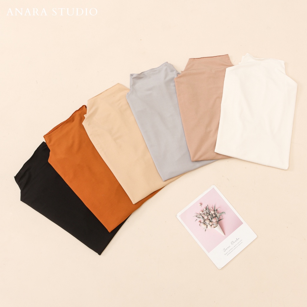 ANARA Cooltech Inner Turtleneck | Manset Premium Lengan Panjang | Manset Cooltech