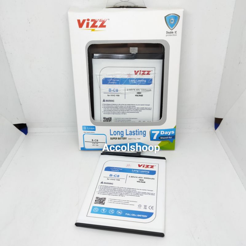 Baterai Batre Vizz Vivo B-C8 Y69 ORIGINAL Vizz