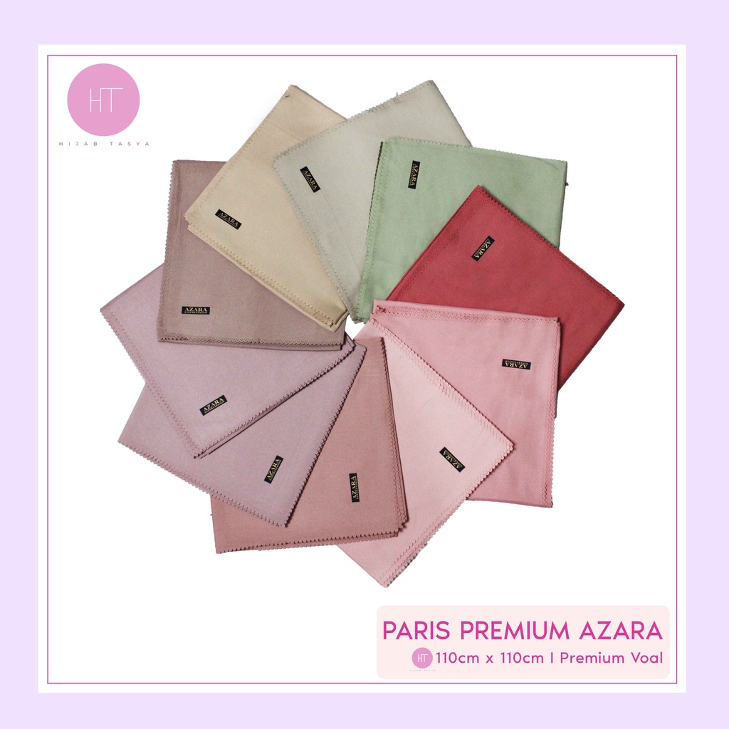 Paris Premium / Hijab Paris Premium / Hijab Paris Premium Azara Lasercut  - Warna Lengkap