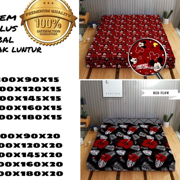 ✯ Sarung Kasur Busa Resleting/Sprei Resleting/Sarung Kasur Inoac/sarung kasur inoacmurah/sarung kasu