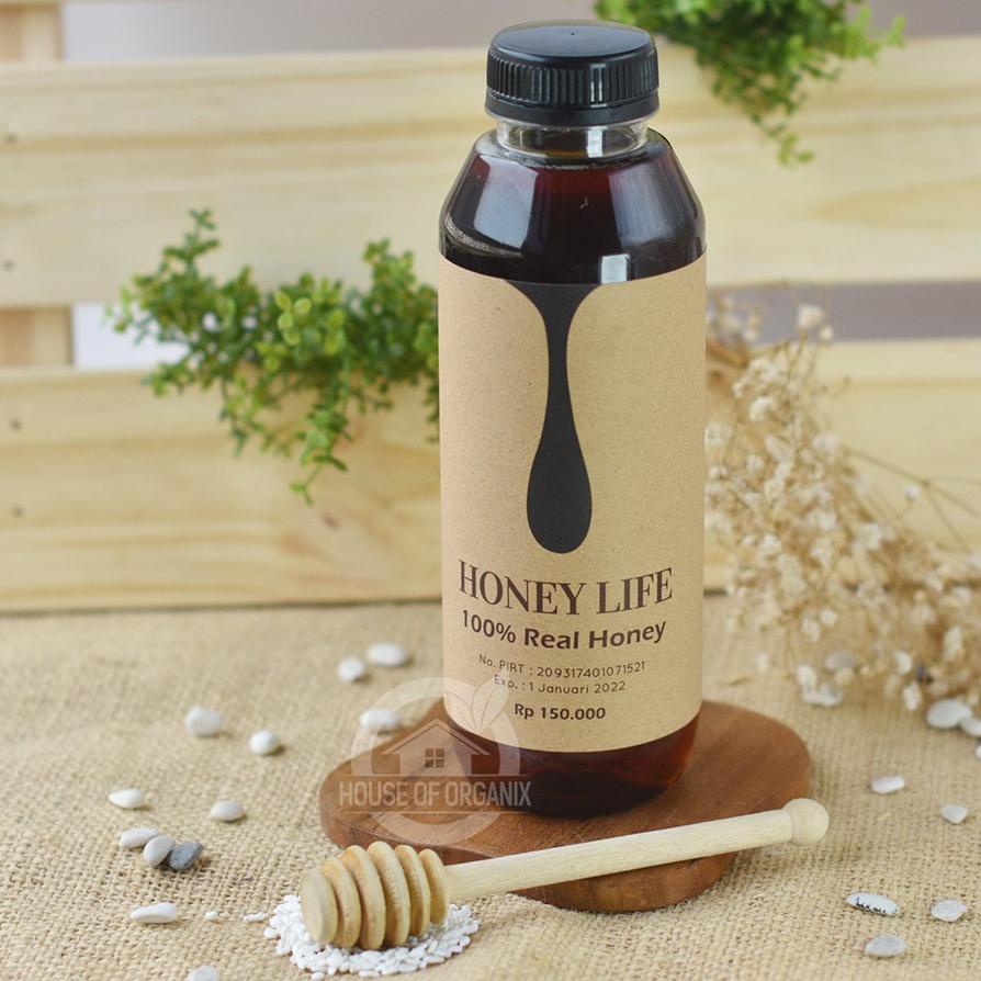 

۝ Honey Life Raw Wild Forest Honey - 500 Ml ➯