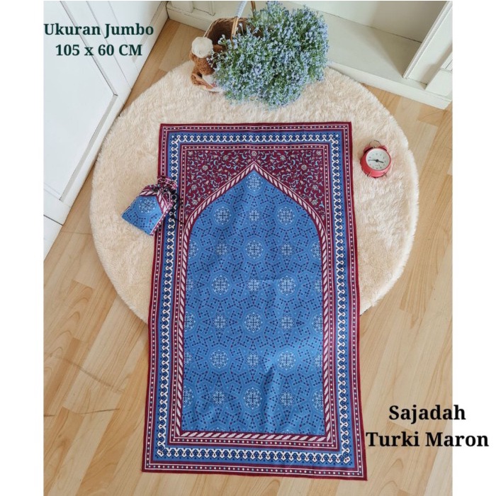 Sajadah Sajadah Traveling Khasmir Free Pouch Souvenir Tahlilan Oleh2 Hajiumroh