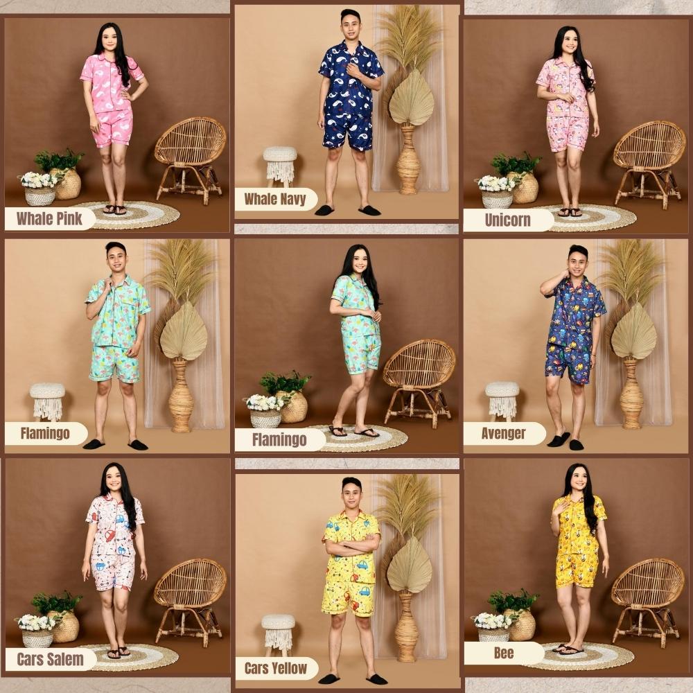 Cleopatra 4 Dewasa HP Piyama Combo Family / Campur Motif / Campur Ukuran / Kombo Piyama Family / Kombo Baju Tidur Keluarga / Piyama Pria / Piyama Wanita ( 4DHP )