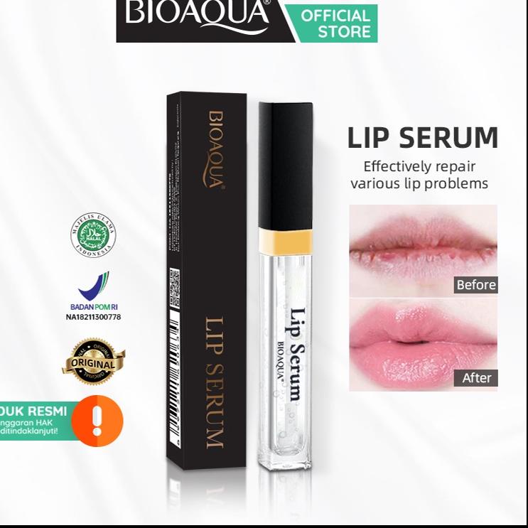 ☋ BIOAQUA -  Lip Serum 6ml Moisturizing Pelembab bibir / Serum Bibir  ♀